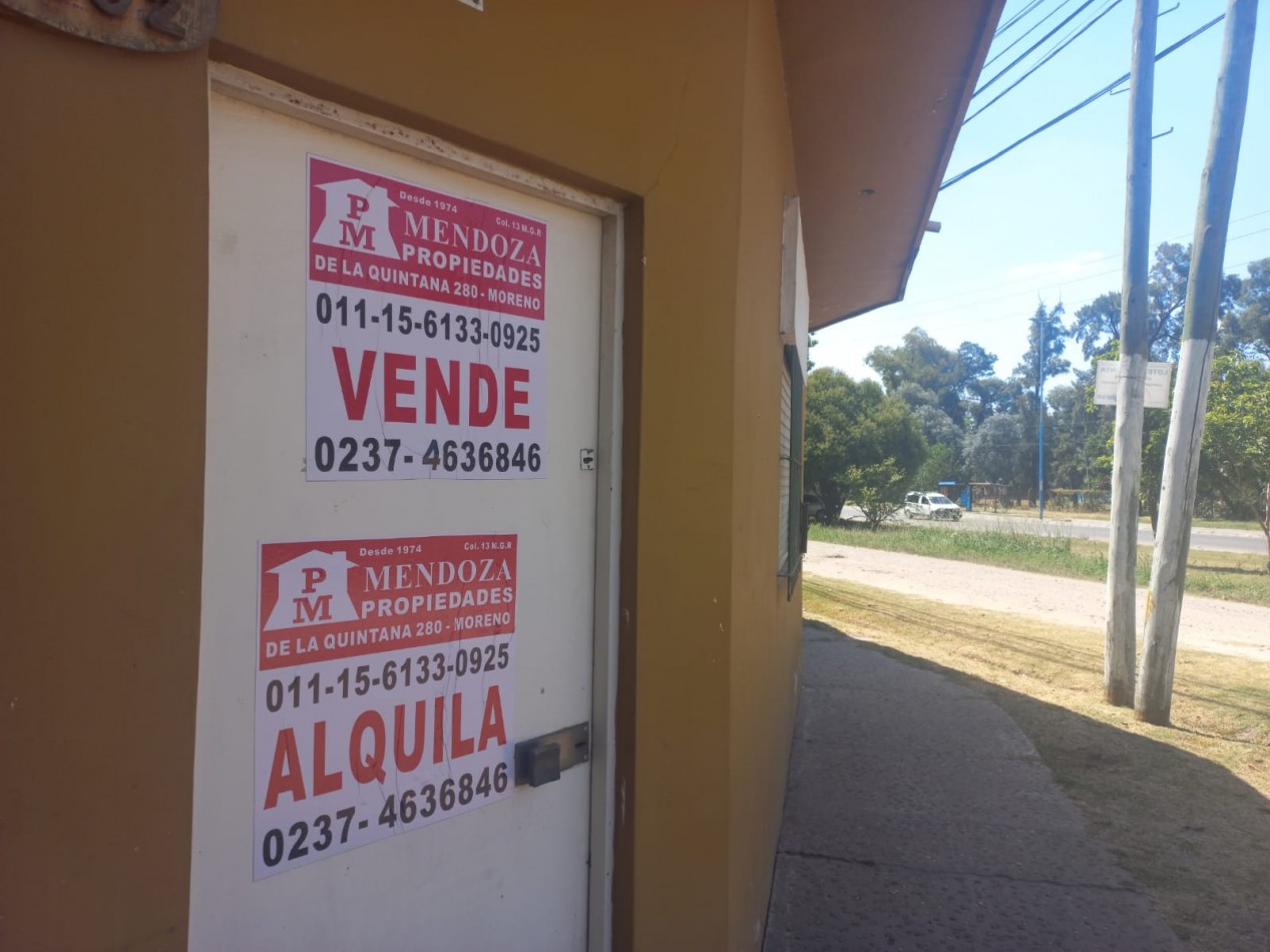 VENDO LOCAL CON AMPLIA VIVIENDA SOBRE RUTA PROVINCIAL 25 EN BARRIO MORENO 2.000, PARTIDO DE MORENO